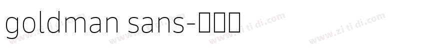 goldman sans字体转换